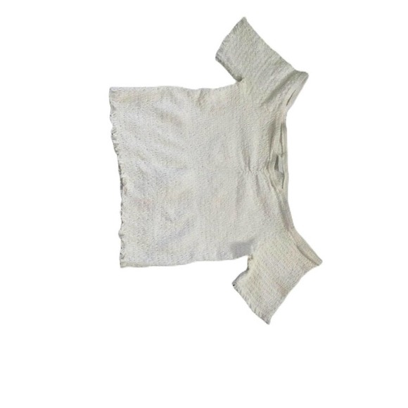 ABOUND Womens Cringed On/Off Shoulder Top In White Size XL - Picture 4 of 4